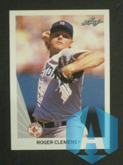 Roger Clemens 1990 Leaf Card #12 Boston Red Sox